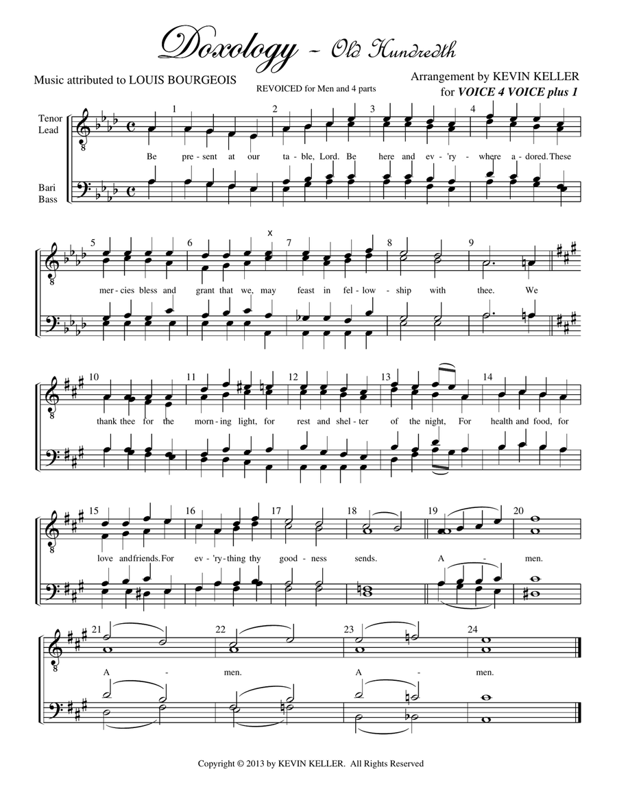 Book cover for Doxology - Old One Hundreth