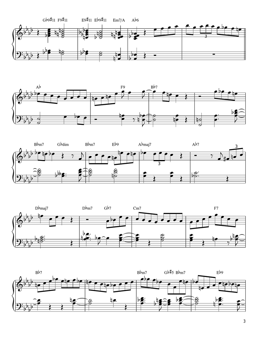 Indiana (Back Home Again In Indiana) Piano Solo scores gallery preview page 3