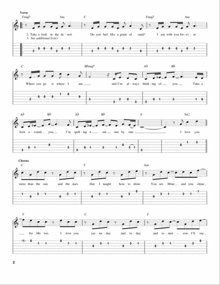 More Acoustic Guitar scores gallery preview page 2