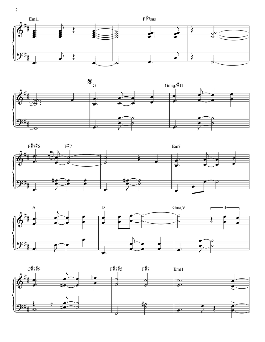 Spain (arr. Brent Edstrom) Piano Solo scores gallery preview page 2