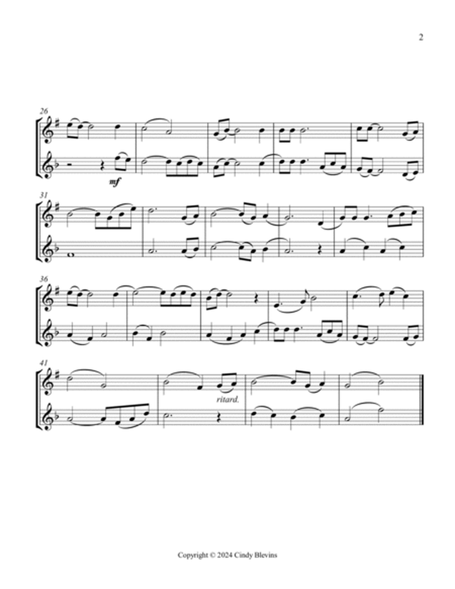 Oh, Shenandoah, for Clarinet and Oboe image number null