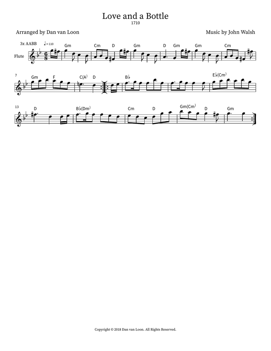 Love and a Bottle Small Ensemble scores gallery preview page 2