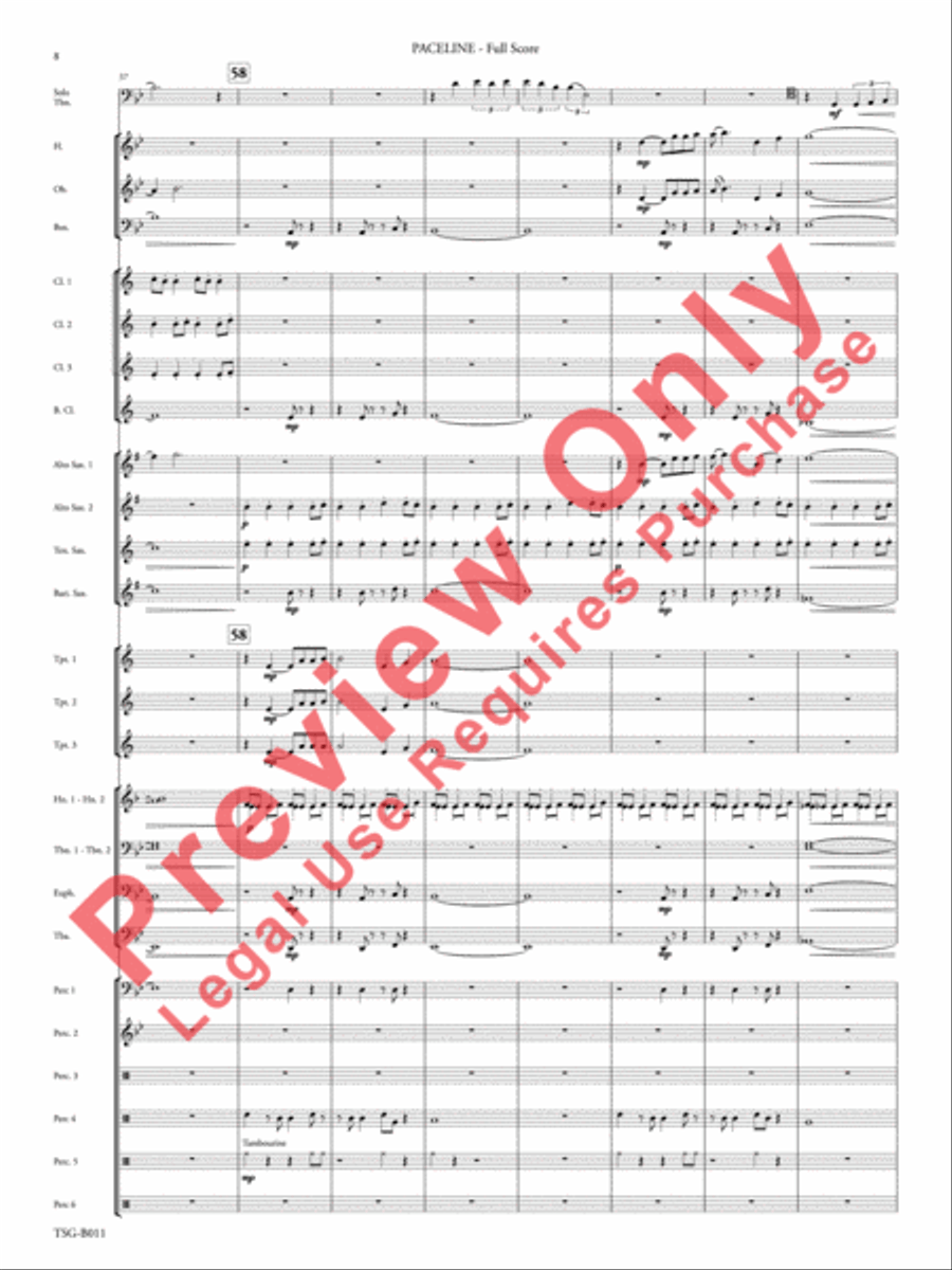 Paceline Concert Band scores gallery preview page 9