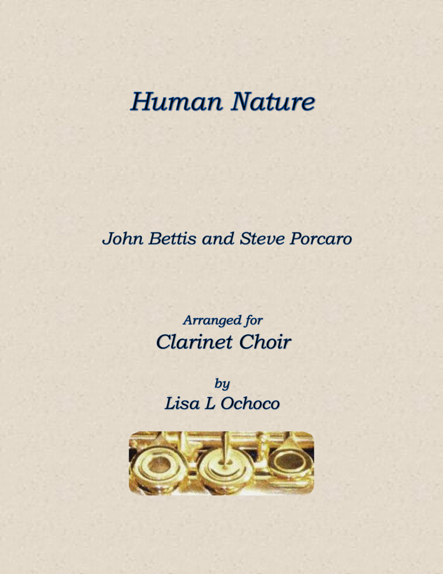 Human Nature Human Nature Clarinet Choir scores gallery preview page 1