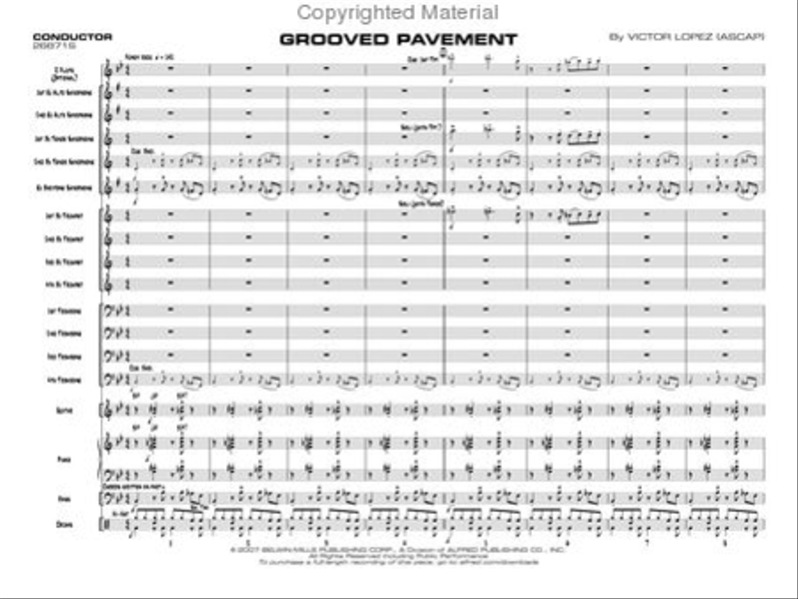 Grooved Pavement Jazz Ensemble scores gallery preview page 2