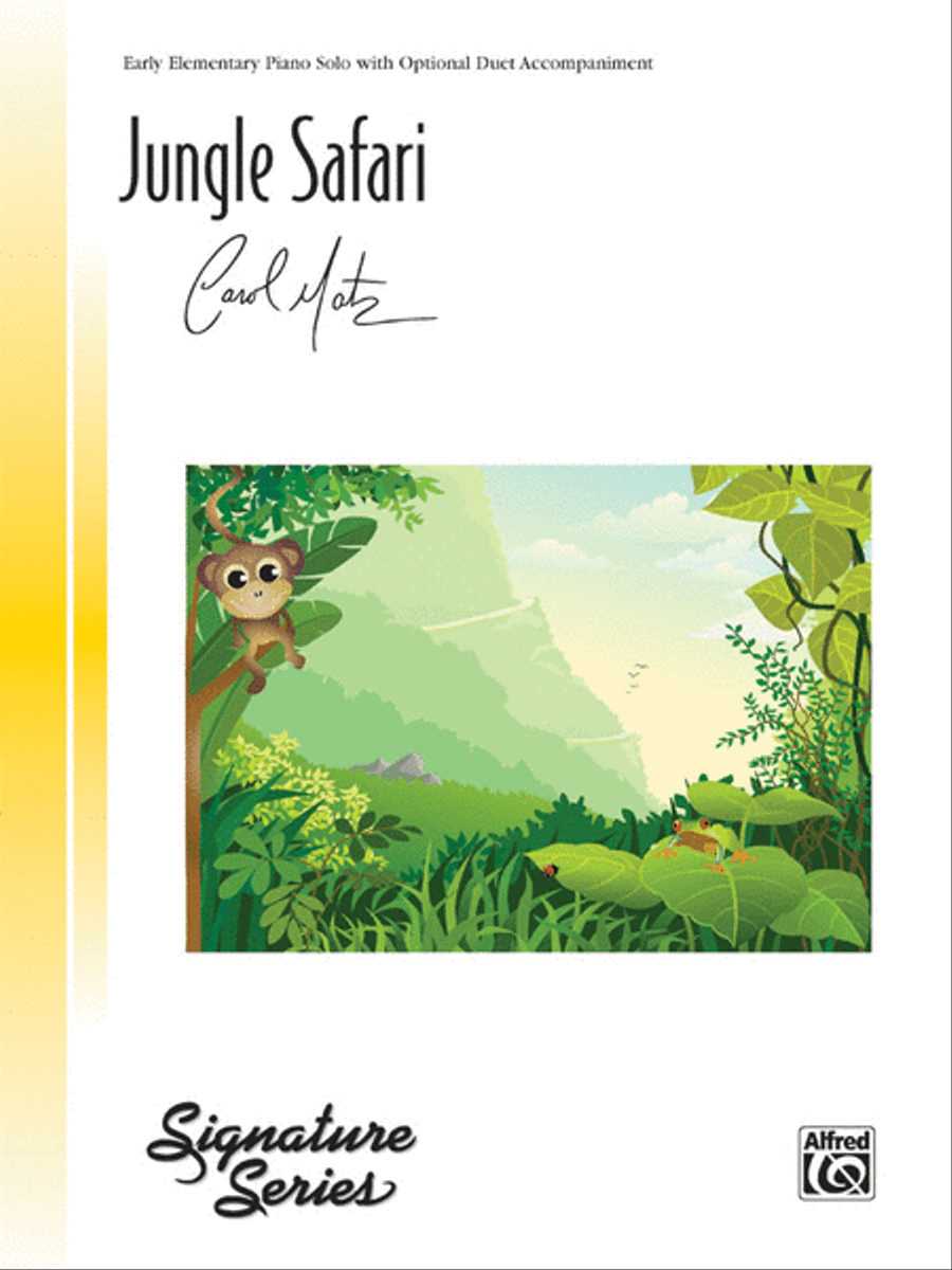 Jungle Safari Easy Piano scores gallery preview page 1