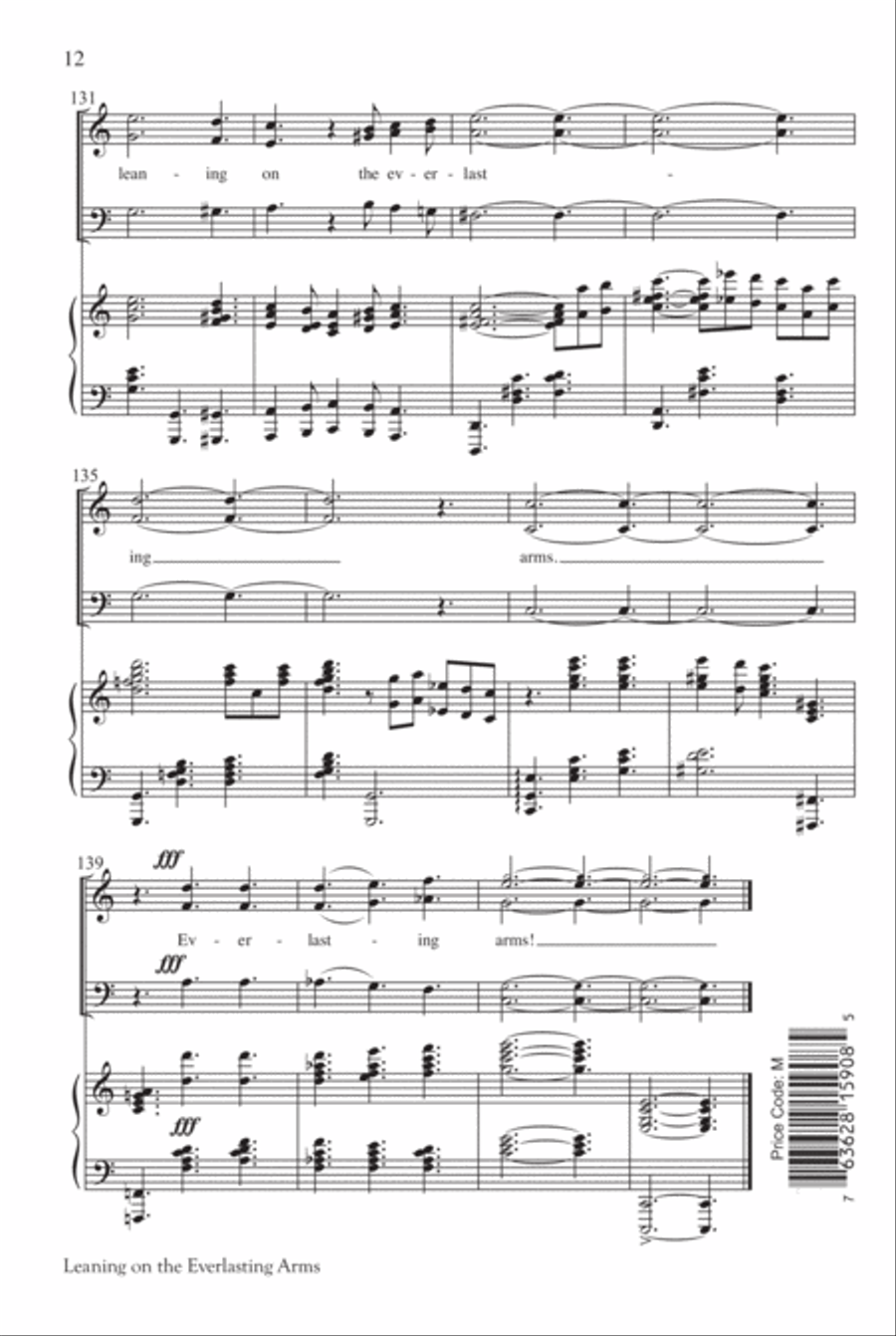 Leaning on the Everlasting Arms 3-Part scores gallery preview page 13