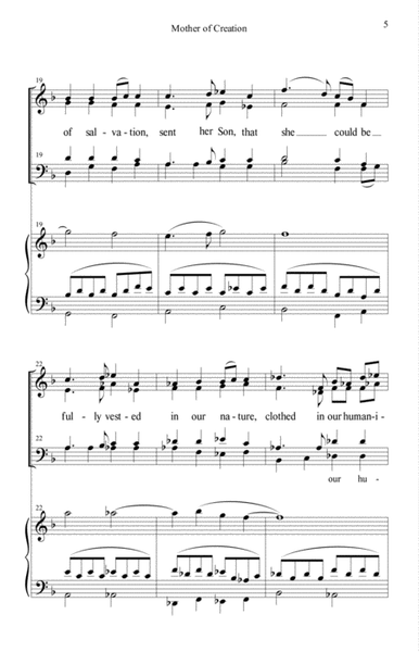 Mother of Creation - SATB image number null