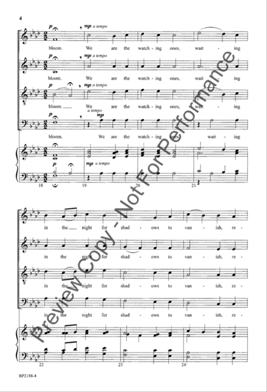 God of the Watching Ones God of the Watching Ones 4-Part scores gallery preview page 5