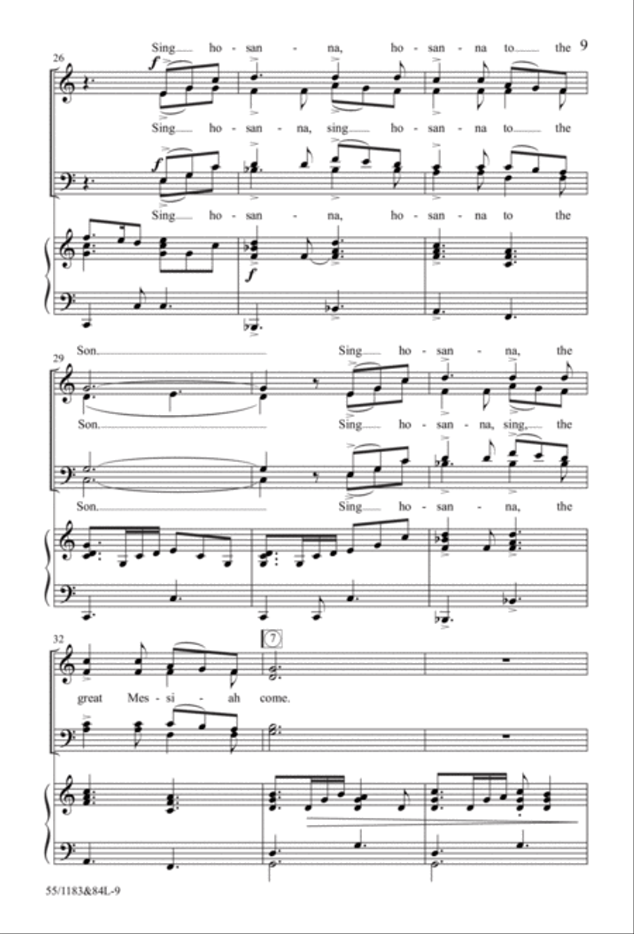 Come to the Cross and Remember 4-Part scores gallery preview page 6