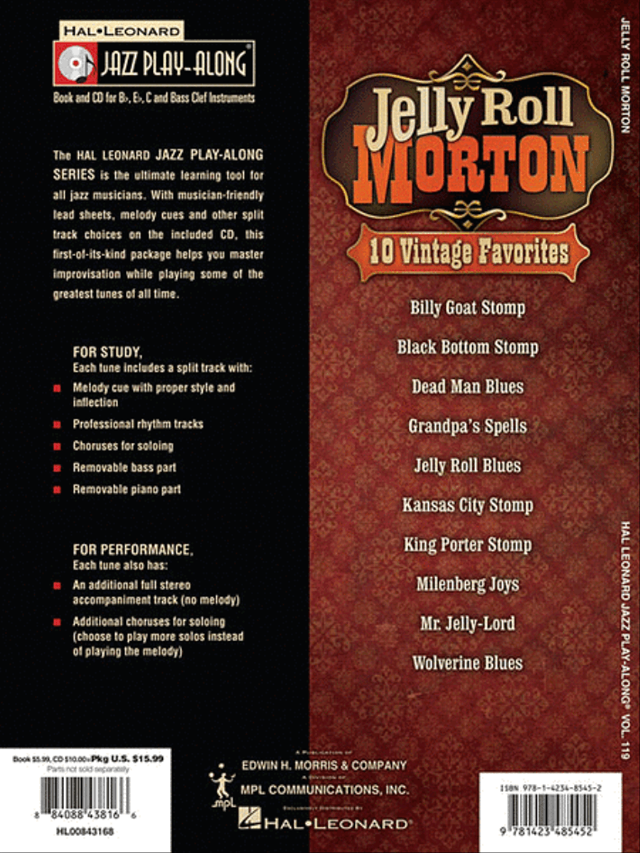 Jelly Roll Morton C Instrument scores gallery preview page 2