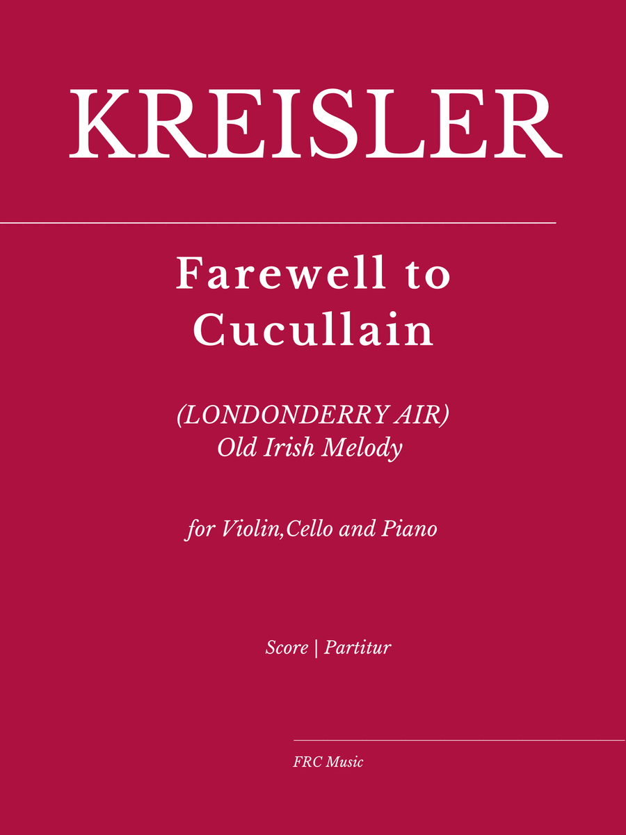Farewell to Cucullain (LONDONDERRY AIR) Old Irish Melody Piano Trio scores gallery preview page 1