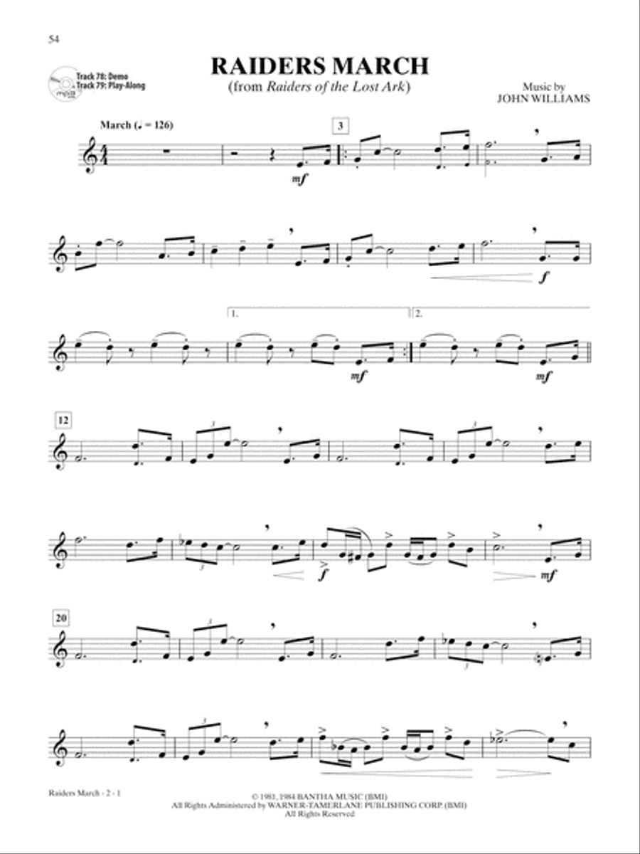 Ultimate Movie Instrumental Solos Tenor Saxophone scores gallery preview page 5