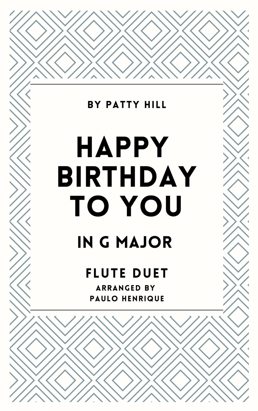 Happy Birthday To You - Flute Duet Flute Duet scores gallery preview page 1