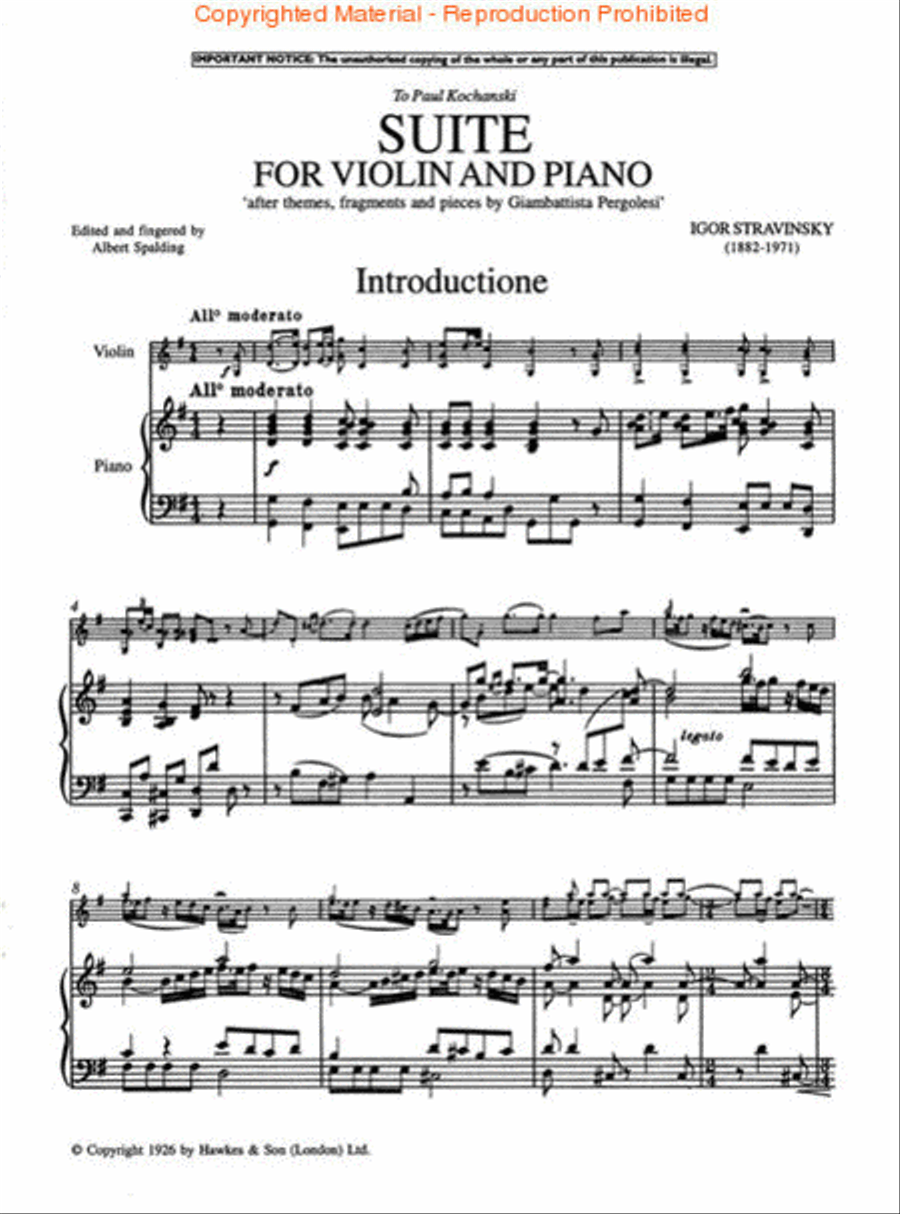 Suite Violin Solo scores gallery preview page 2