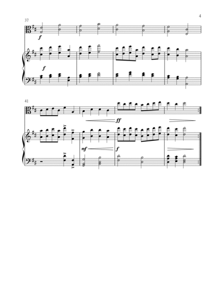 Christ the Lord Is Risen Today (Jesus Christ is Risen Today) for Viola and Piano in D major. Interme image number null