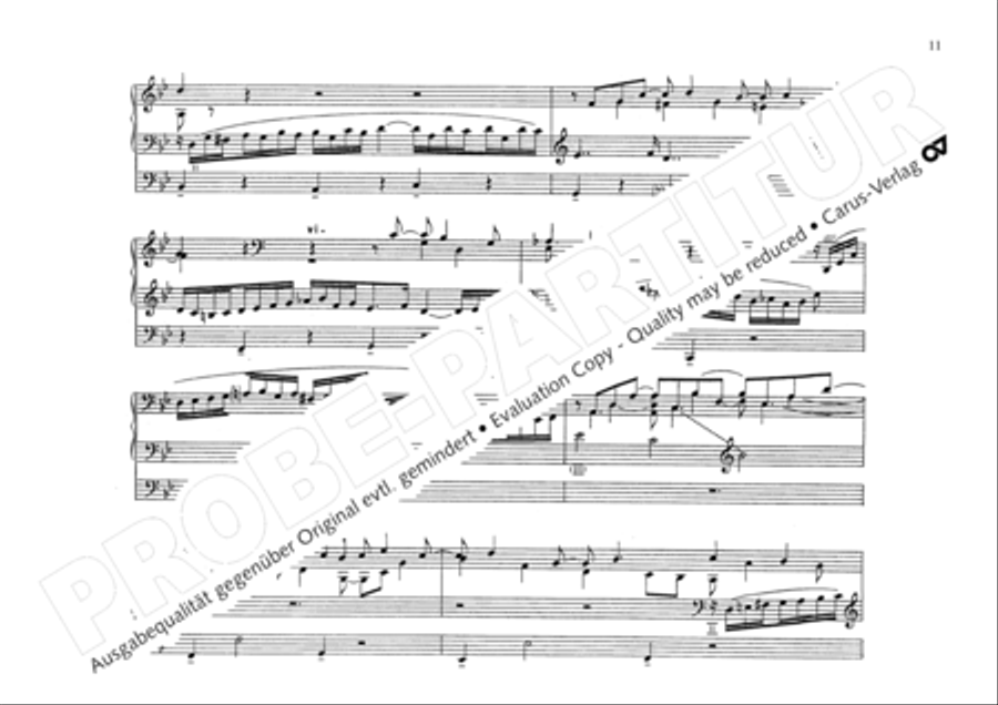 O God, from heaven look on us (Ach Gott, vom Himmel sieh darein) Organ scores gallery preview page 14