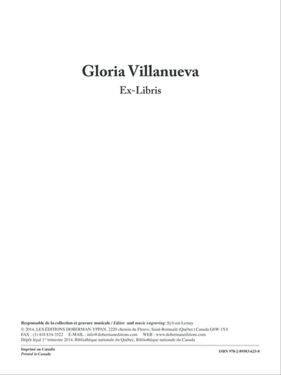 Ex-Libris Classical Guitar scores gallery preview page 1