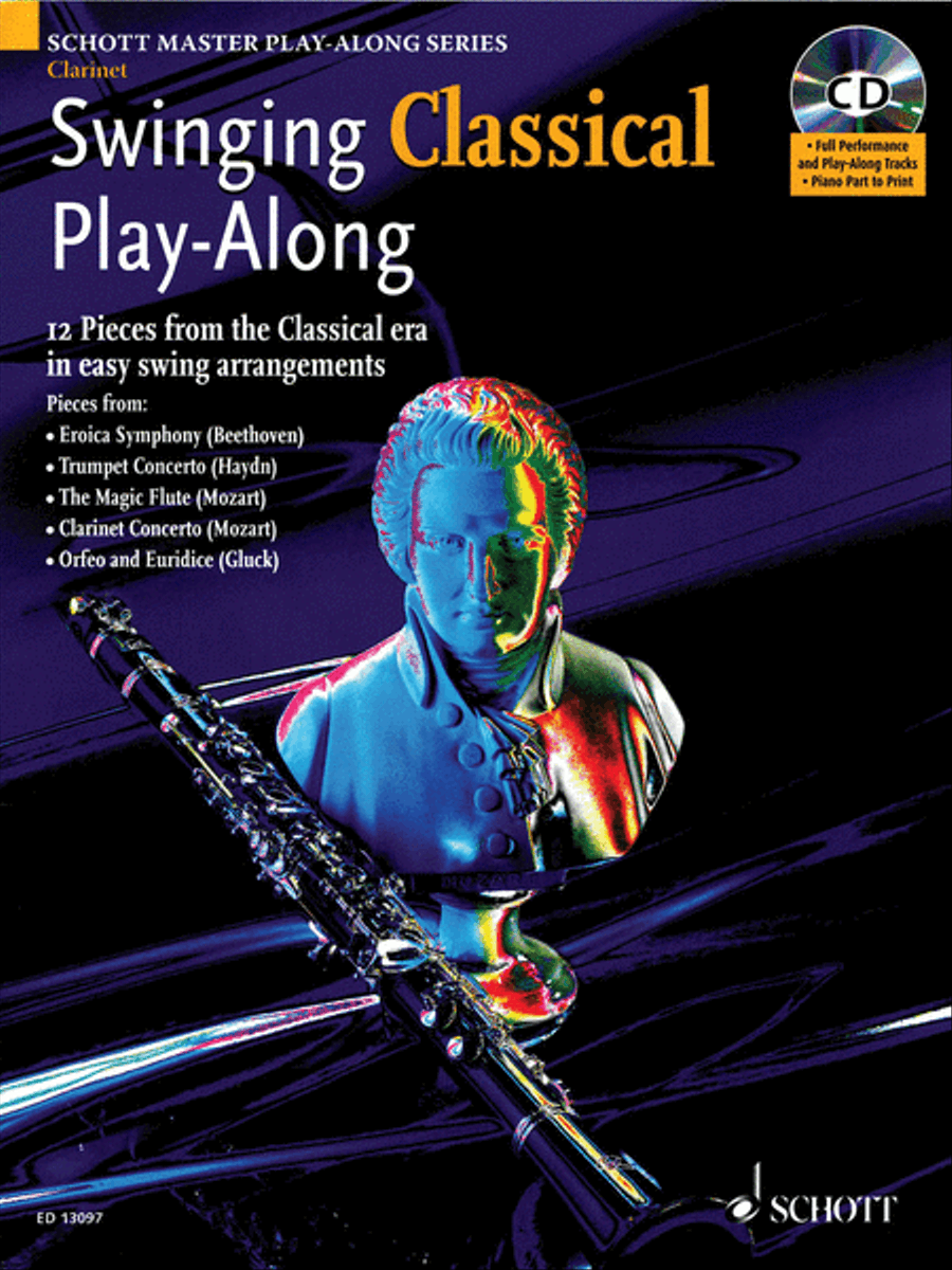 Swinging Classical Play-Along Clarinet Solo scores gallery preview page 1