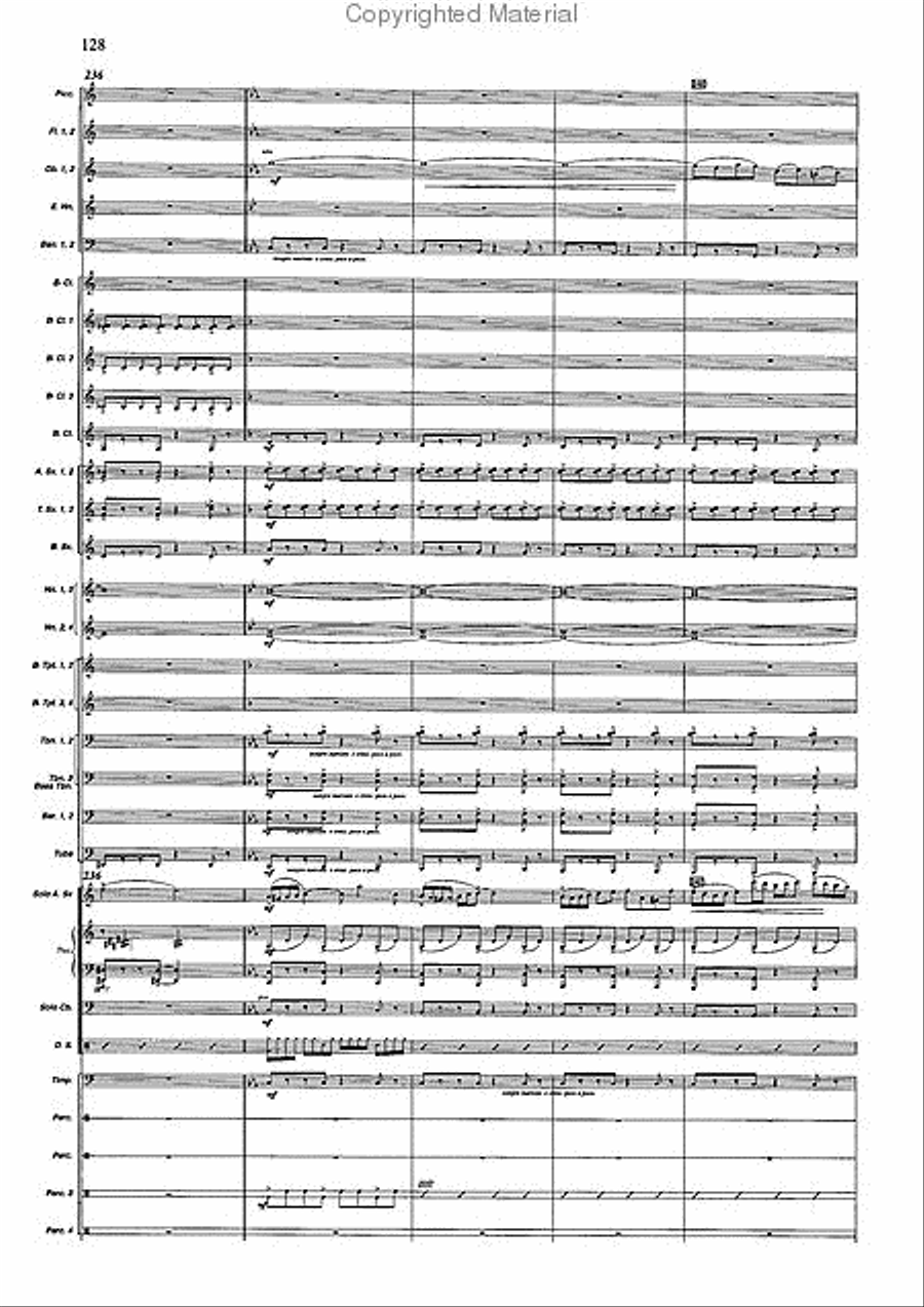 Concertango Concert Band scores gallery preview page 129