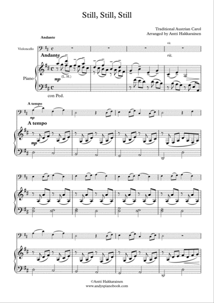Still, Still, Still - Cello & Piano Still, Still, Still - Cello & Piano Piano scores gallery preview page 2