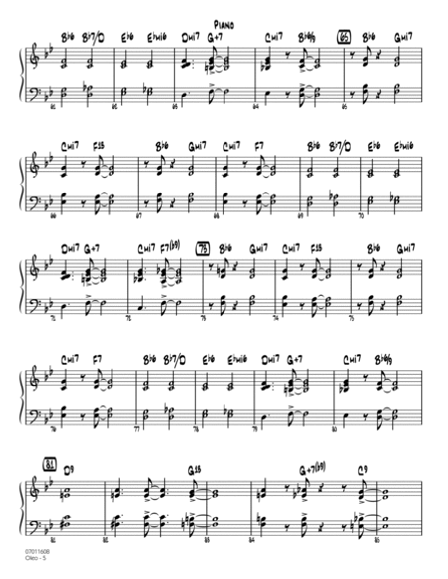 Oleo - Piano Oleo - Piano Piano scores gallery preview page 3