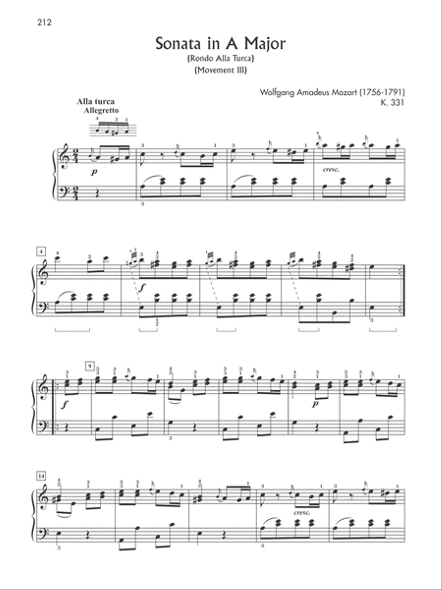 The Giant Book of Classical Piano Sheet Music Piano Solo scores gallery preview page 5