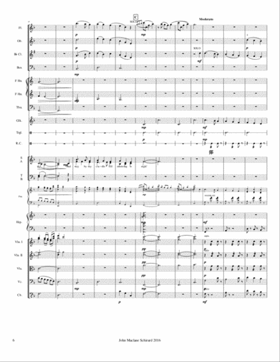 Away in a Manger Large Ensemble scores gallery preview page 6