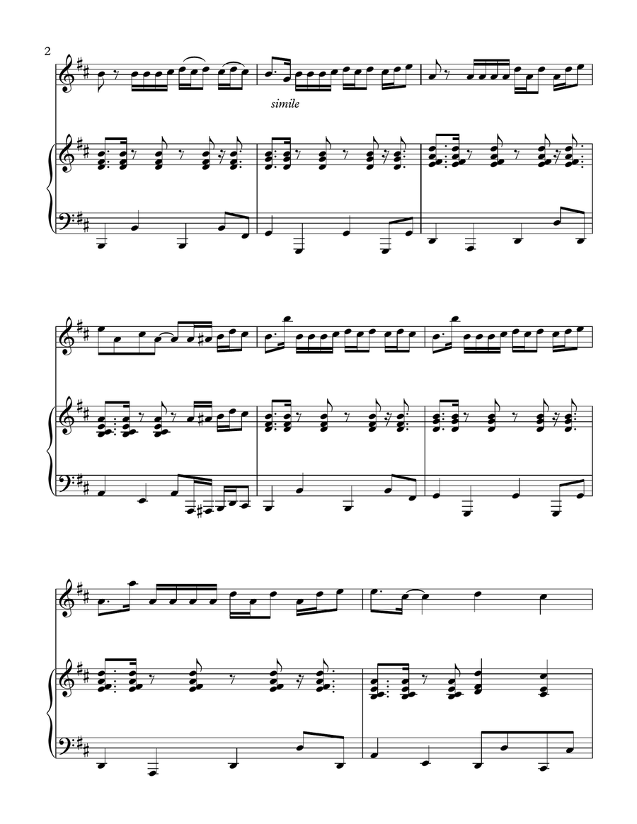 Despacito Violin Solo scores gallery preview page 3