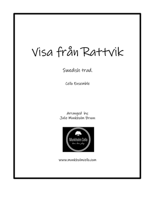 Book cover for Visa från Rattvik, Cello Quartet