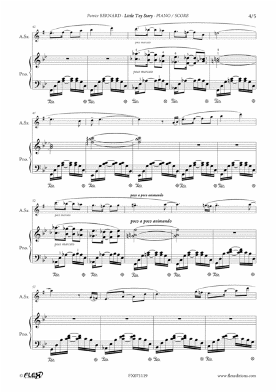 Little Toy Story Alto Saxophone scores gallery preview page 4