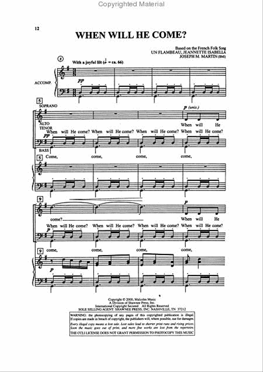 The Winter Rose 4-Part scores gallery preview page 3