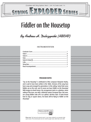 Fiddler on the Housetop: Score