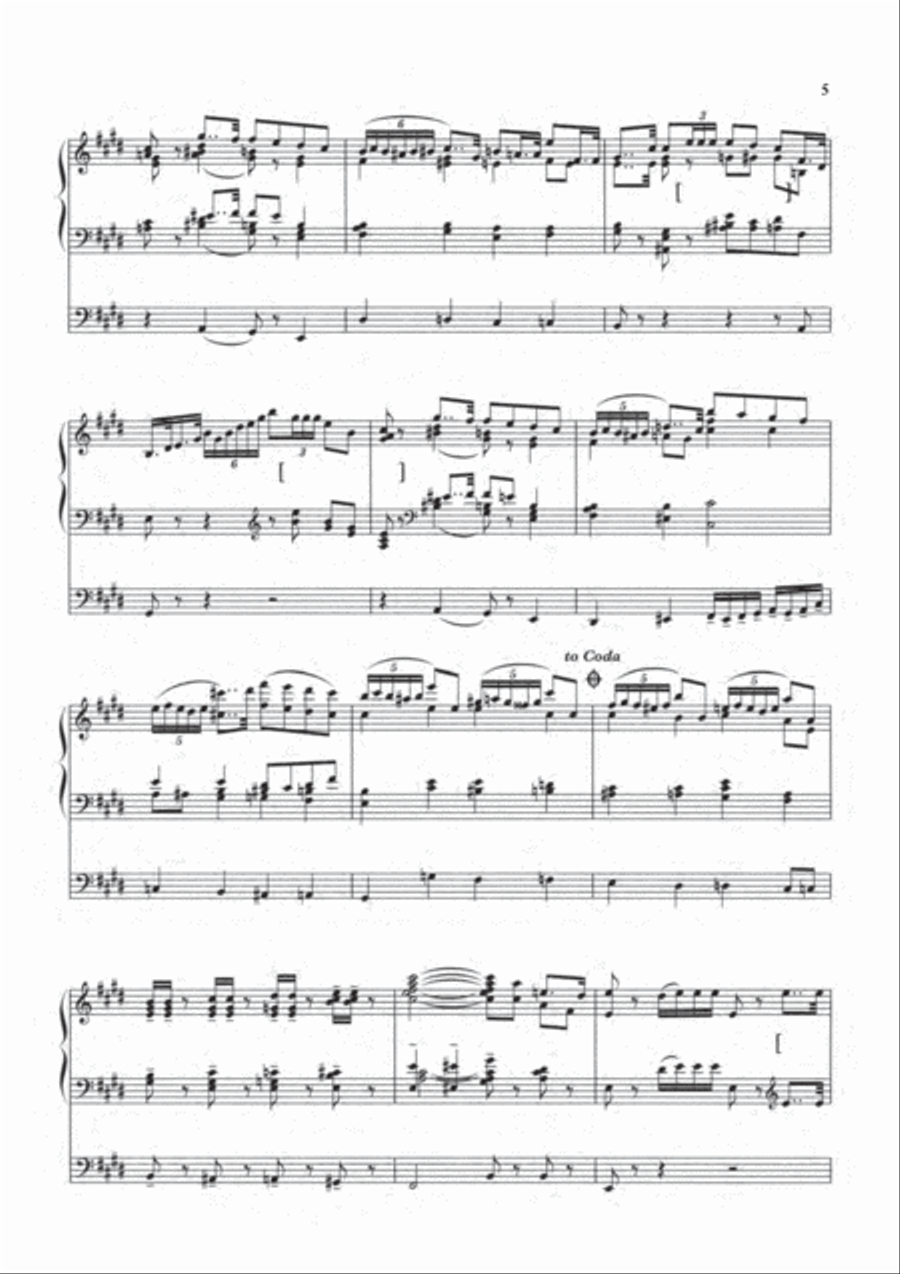 Orb and Sceptre Organ Solo scores gallery preview page 6