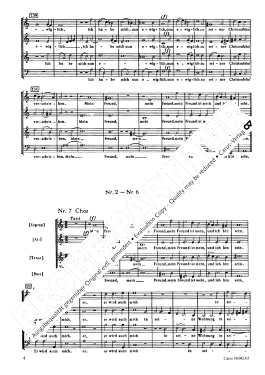 Mein Freund ist mein 4-Part scores gallery preview page 5