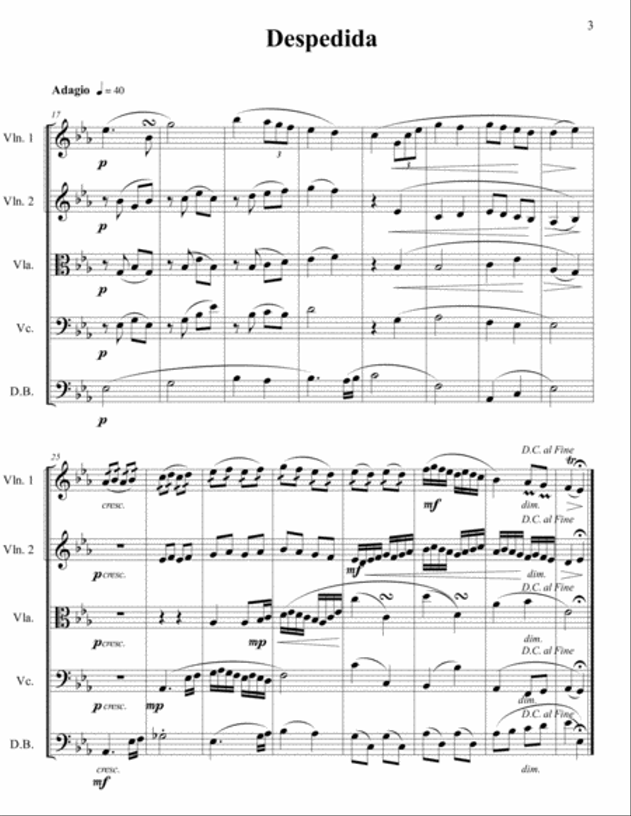 Elisama I, II e III String Quartet scores gallery preview page 6