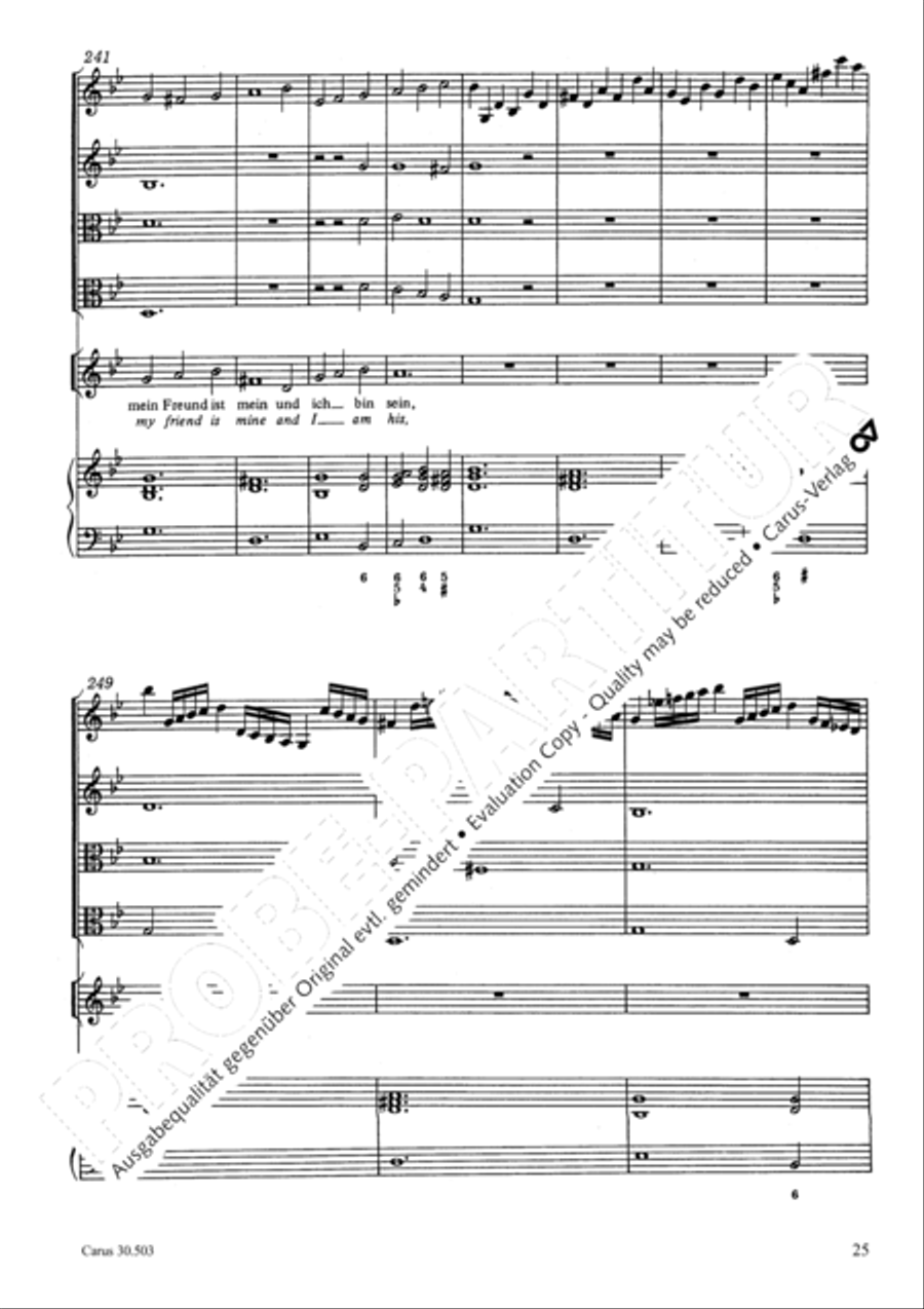 My beloved, you are fair (Meine Freundin, du bist schon) 4-Part scores gallery preview page 28