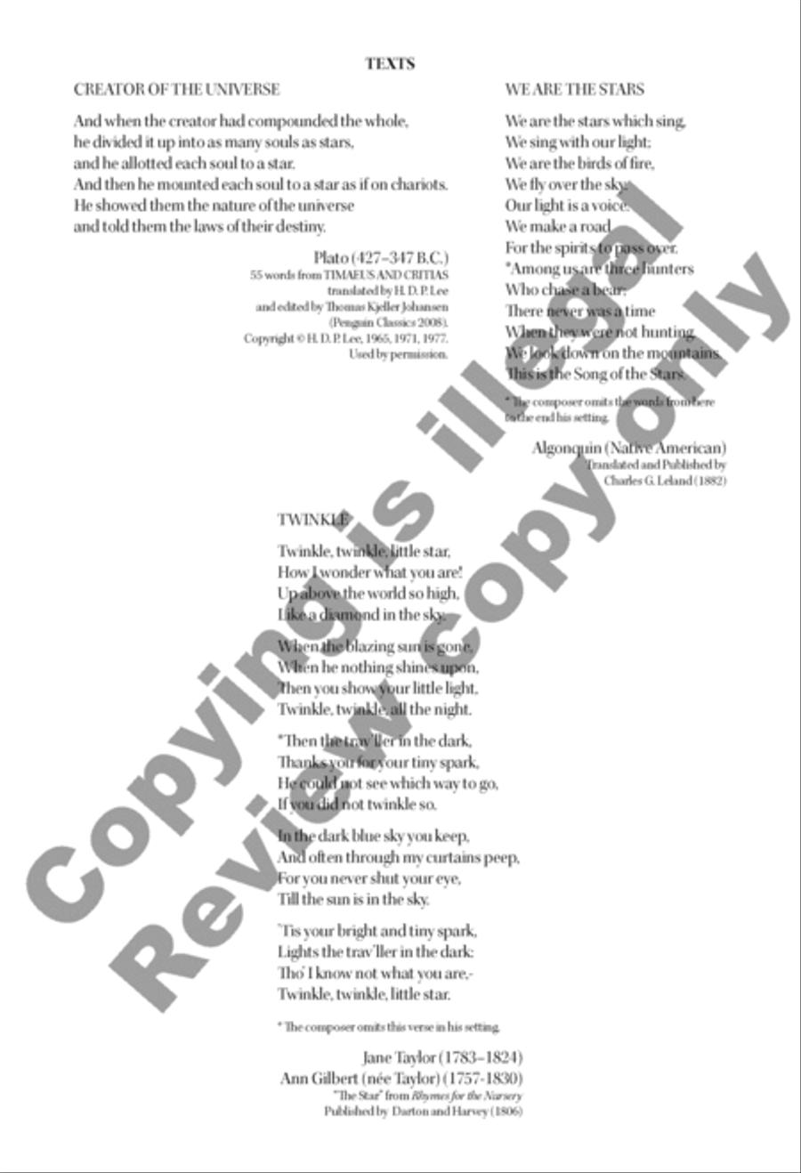 Stargazing TTBB scores gallery preview page 3