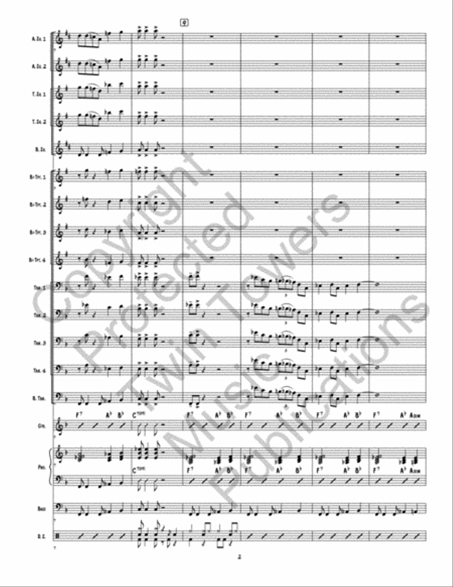 Pocket Aces Jazz Ensemble scores gallery preview page 3