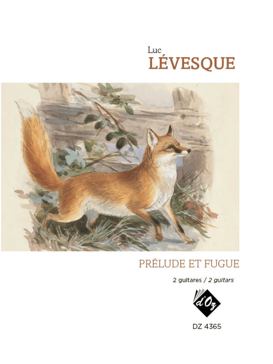 Prélude et fugue Classical Guitar scores gallery preview page 1