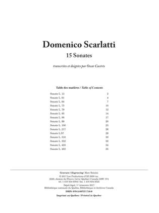 15 Sonates