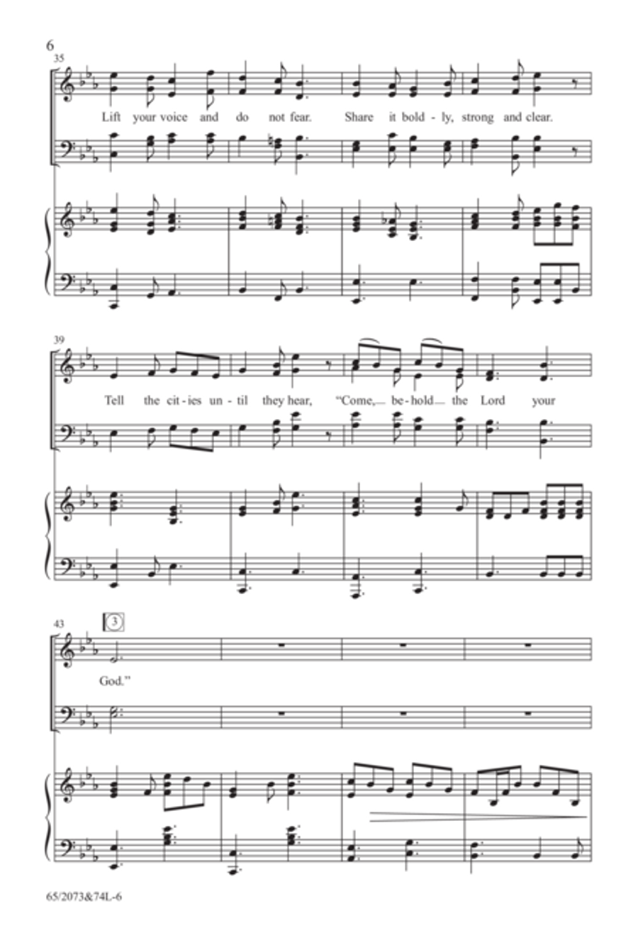 Go Sing It on the Mountain 4-Part scores gallery preview page 7