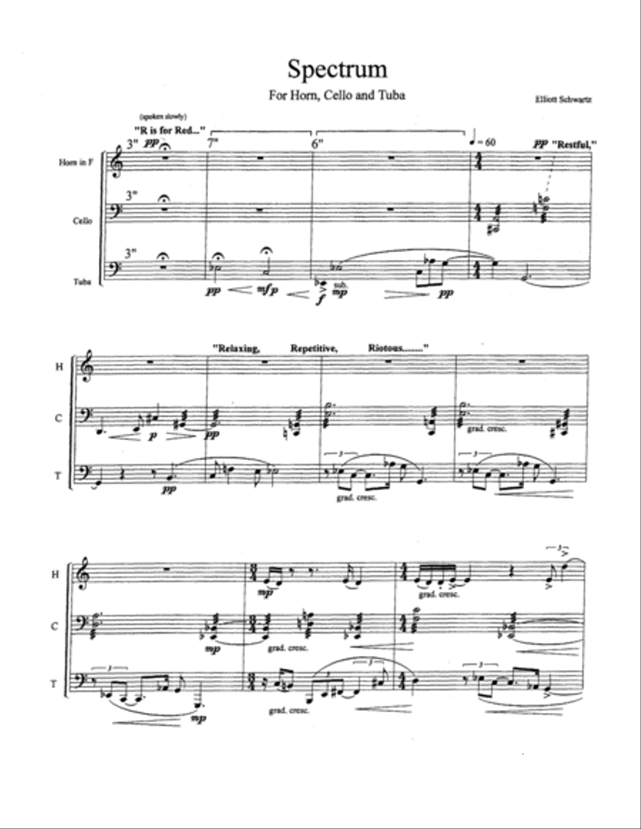 Spectrum Horn scores gallery preview page 5
