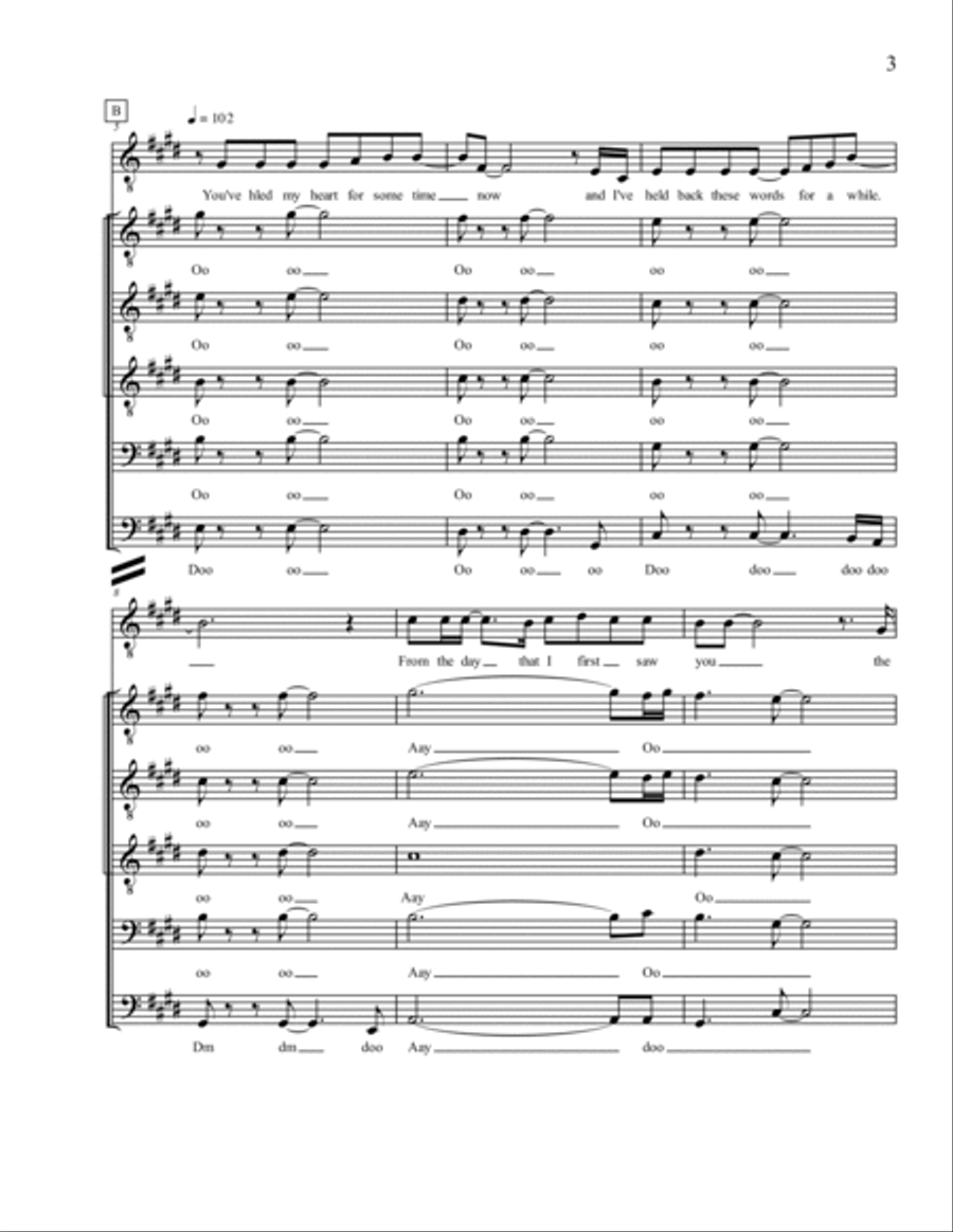 Everyday (For You) TTBB scores gallery preview page 3