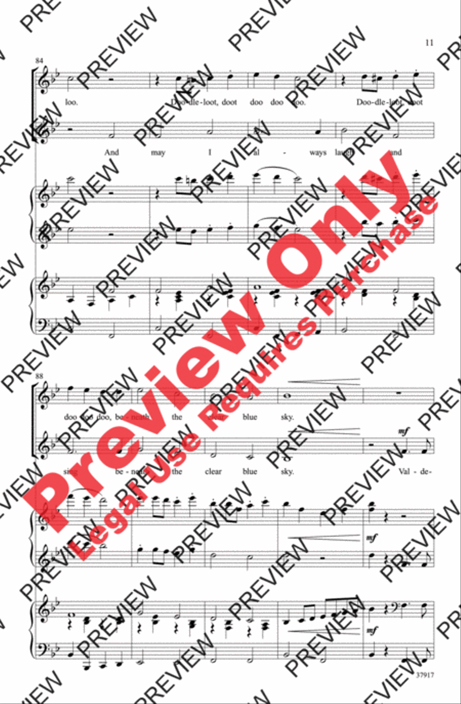 The Happy Wanderer 2-Part scores gallery preview page 11