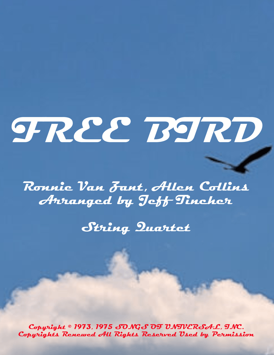 Free Bird String Quartet scores gallery preview page 1