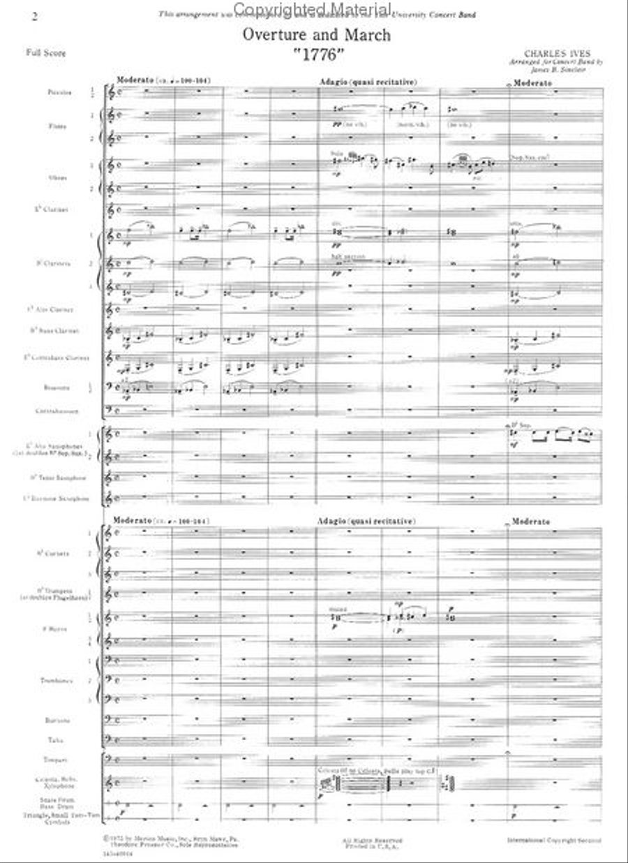 Overture & March Overture & March