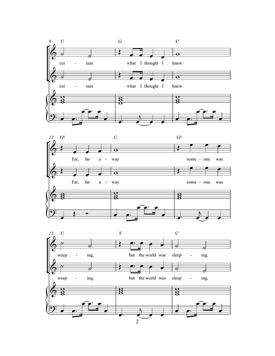 Any Dream Will Do (arr. Rick Hein) 2-Part scores gallery preview page 2