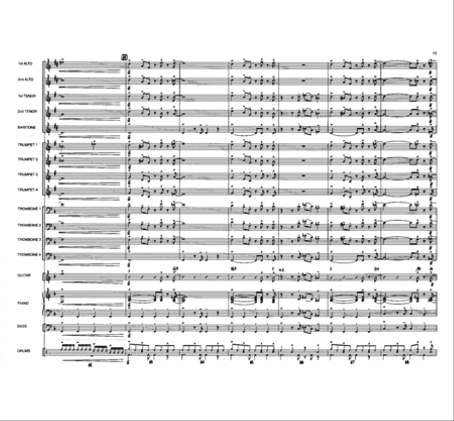 Panic Button Jazz Ensemble scores gallery preview page 10