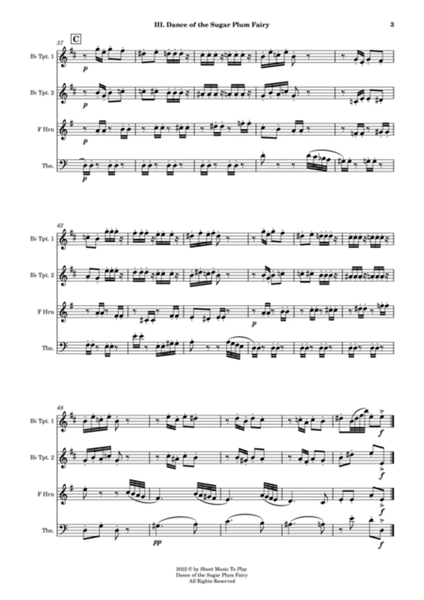 Dance of the Sugar Plum Fairy - Brass Quartet (Full Score and Parts) image number null